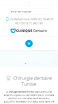 Mobile Screenshot of implantdentaire-tunisie.com