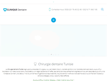 Tablet Screenshot of implantdentaire-tunisie.com